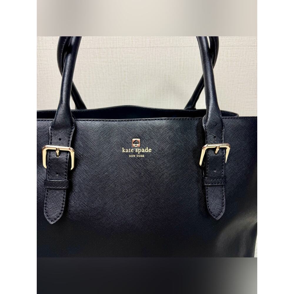 Kate Spade Cove Street Tote Black Leather Large Bag - Picture 2 of 11